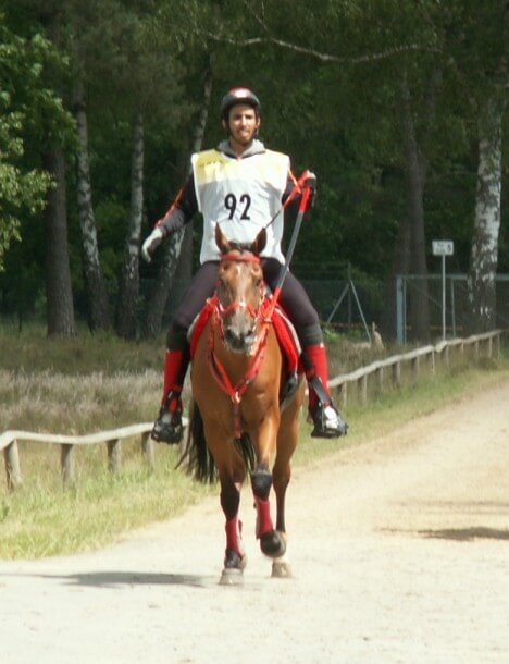 Globetrotter Luhmühlen Challenge 2012 - SH. Ebrahim B. M. Al Khalifa auf seinem Araber Pferd Isfandyar